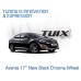 TUIX 17" NEW BLACK CHROME ALLOY WHEELS FOR HYUNDAI  AVANTE MD / ELANTRA  2010-15 MNR